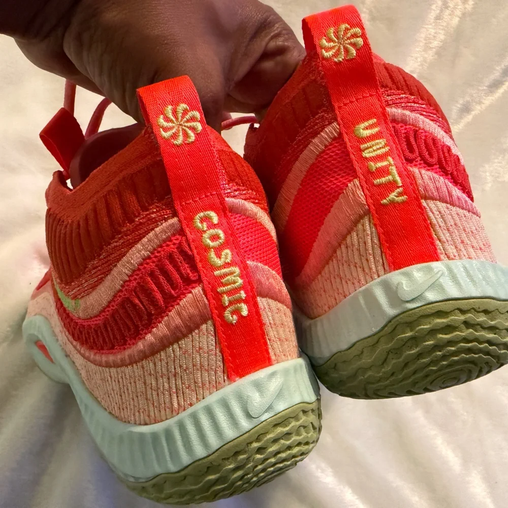 Aja Wilson x Nike Stylish Pink and Green Sneakers - Picture 14 of 16